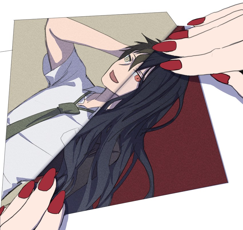 hinata hajime, enoshima junko, and kamukura izuru (danganronpa and 1 more) drawn by ziling