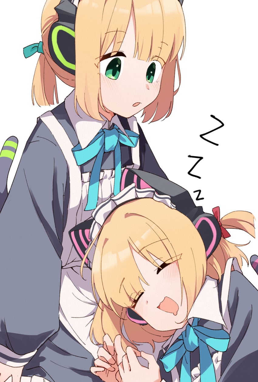 momoi and midori (blue archive) drawn by fill_(fill_lemonn)