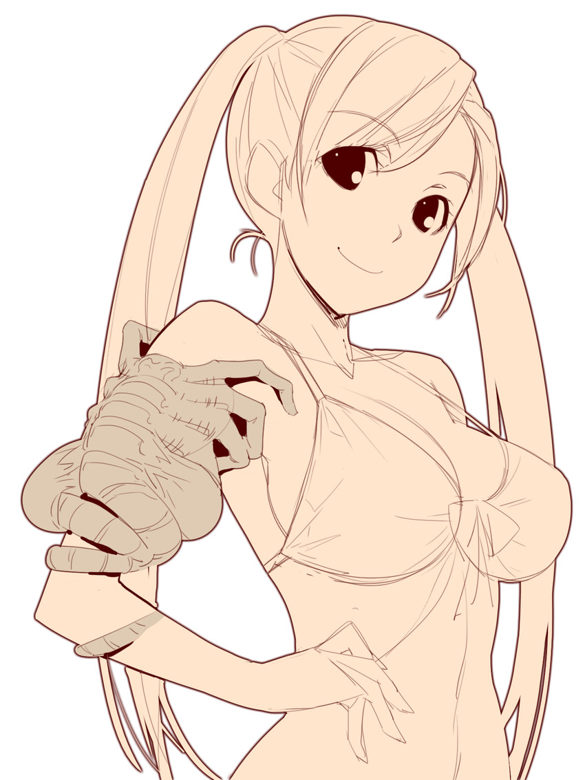 facehugger and kousaka rino (alien and 1 more) drawn by ino_(magloid)