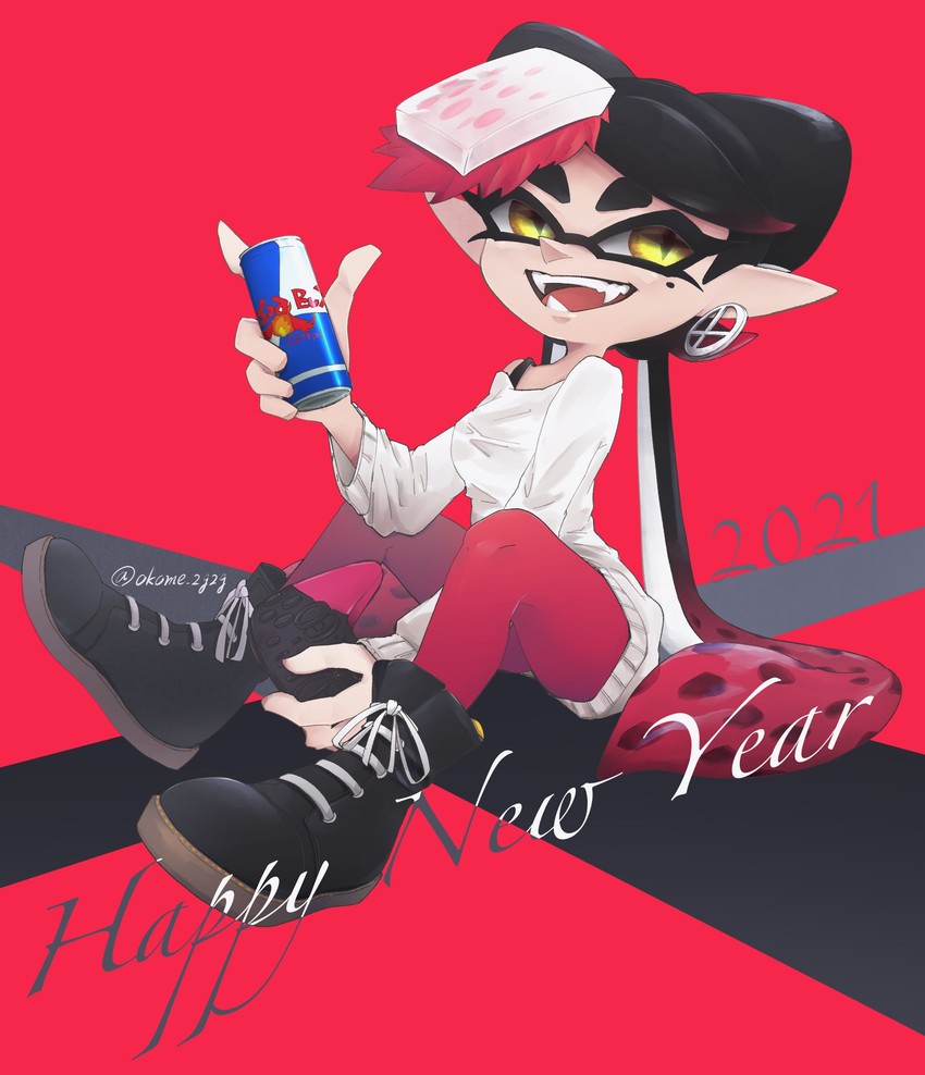callie (splatoon and 1 more) drawn by okome_2g2g