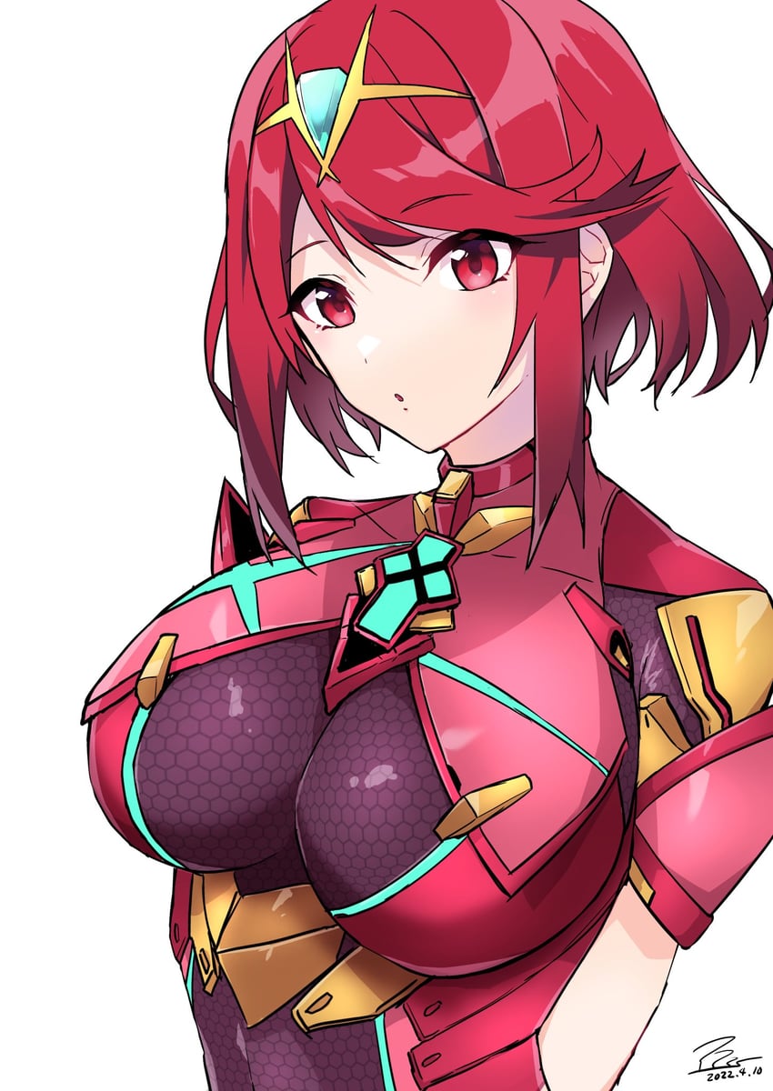 pyra (xenoblade chronicles and 1 more) drawn by ppps