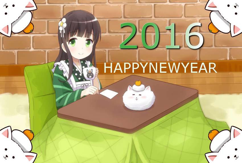 tippy, ujimatsu chiya, and anko (gochuumon wa usagi desu ka?) drawn by ao_kami