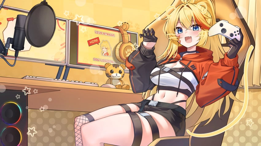 indie virtual youtuber drawn by ziro_(zirorong)