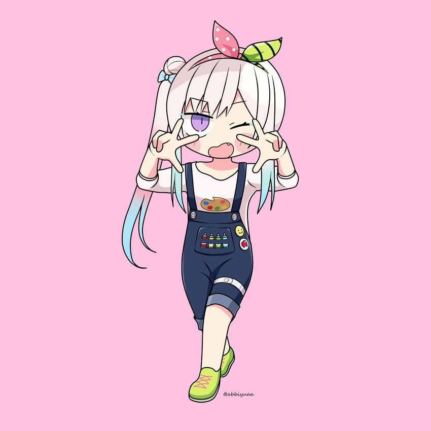 crewmate, airani iofifteen, and red (hololive and 3 more) drawn by biyuch