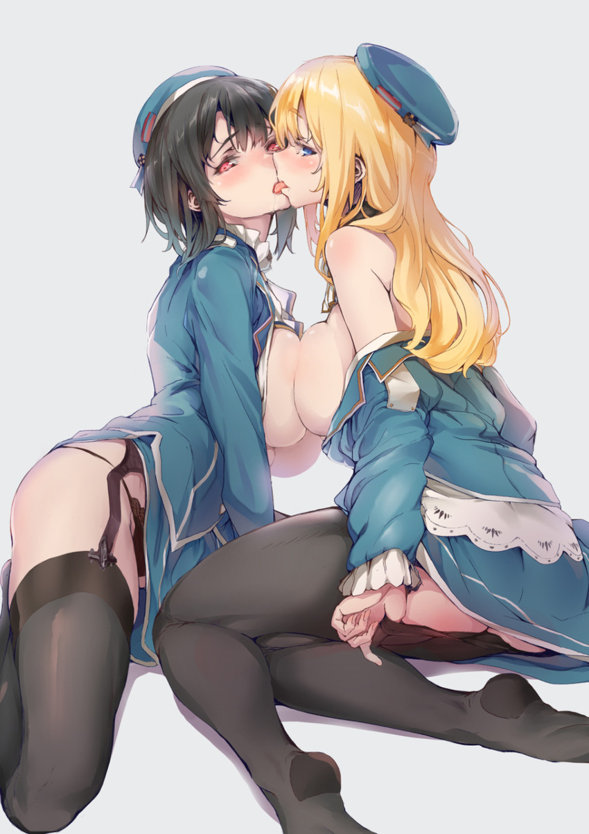 atago and takao (kantai collection) drawn by afukuro