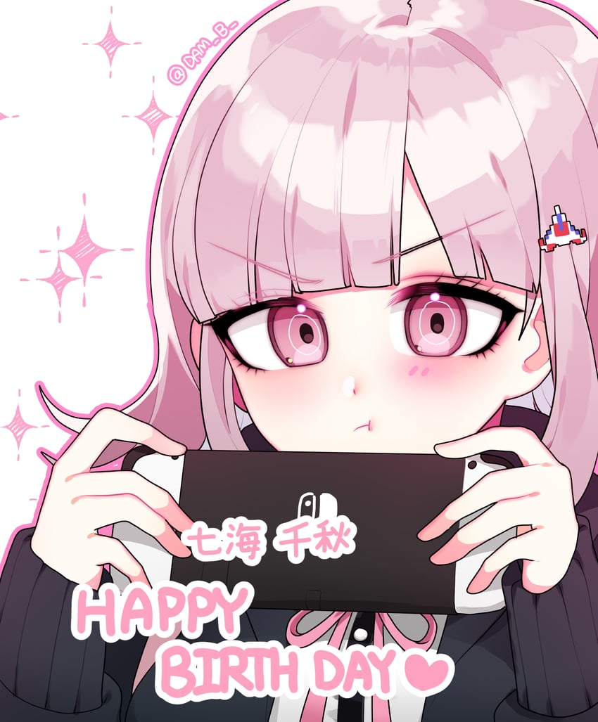 nanami chiaki (danganronpa and 2 more) drawn by leegal_kkyu