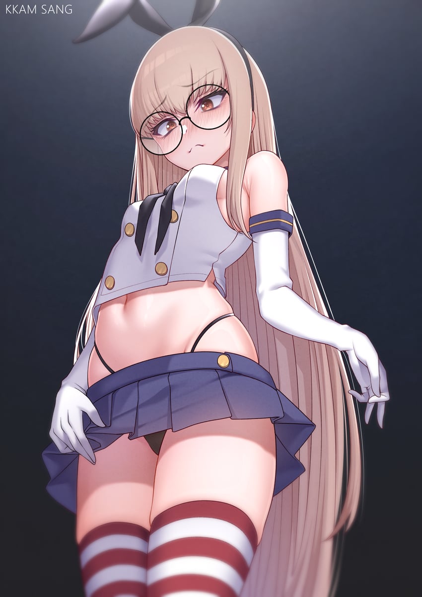 shimakaze and type 80 (kantai collection and 1 more) drawn by kkam-sang