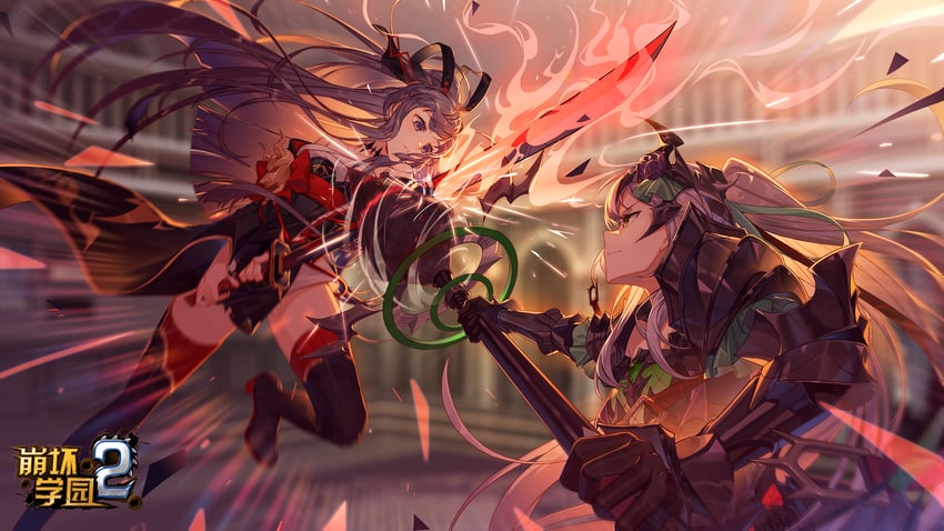 hokushin mei and iron maiden (honkai and 1 more)