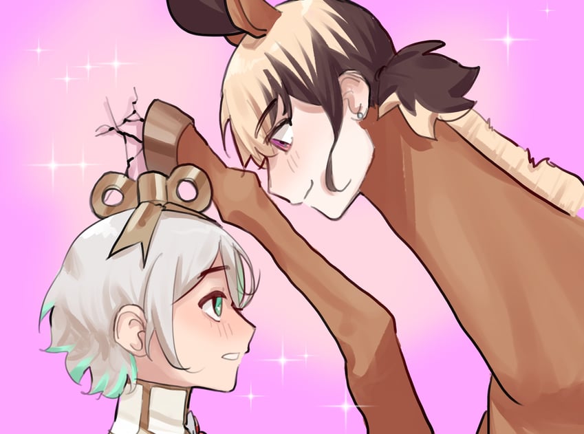 gigi murin and cecilia immergreen (hololive and 2 more) drawn by weewle31