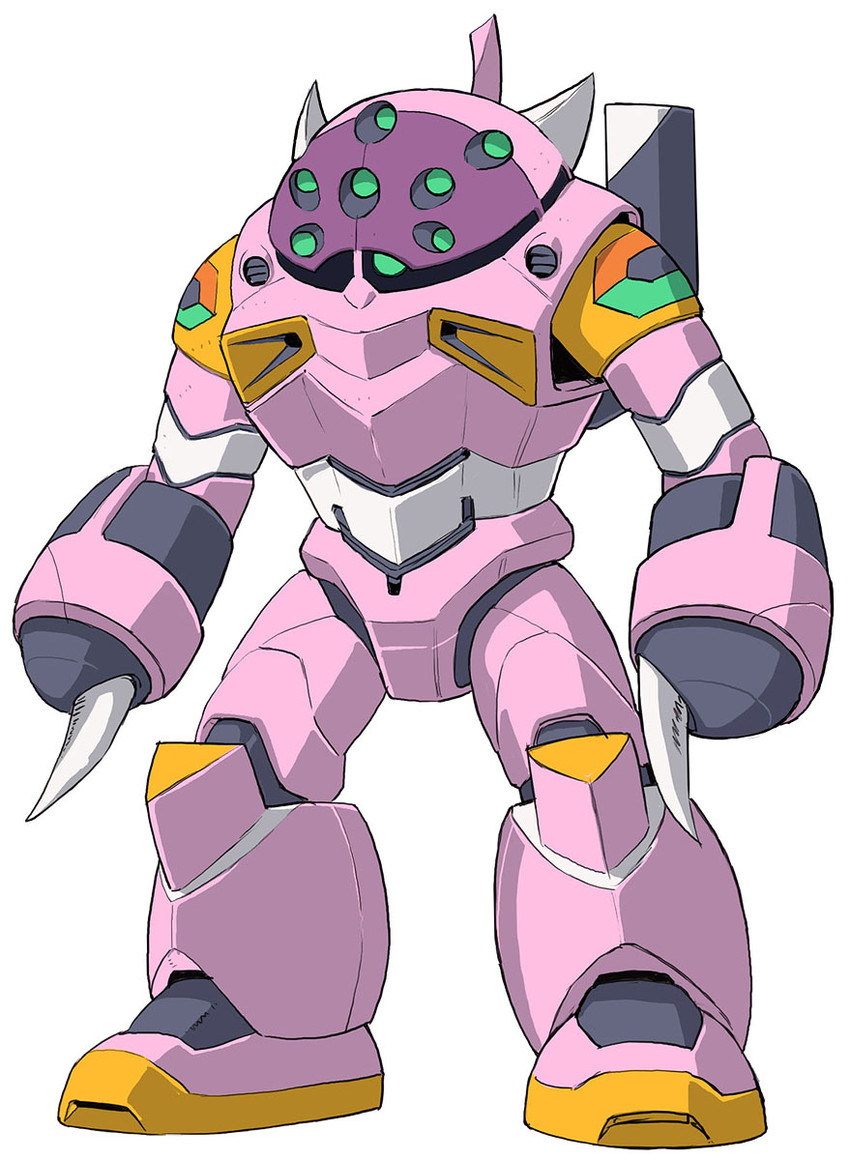 z'gok and eva 08 (gundam and 4 more) drawn by funbolt