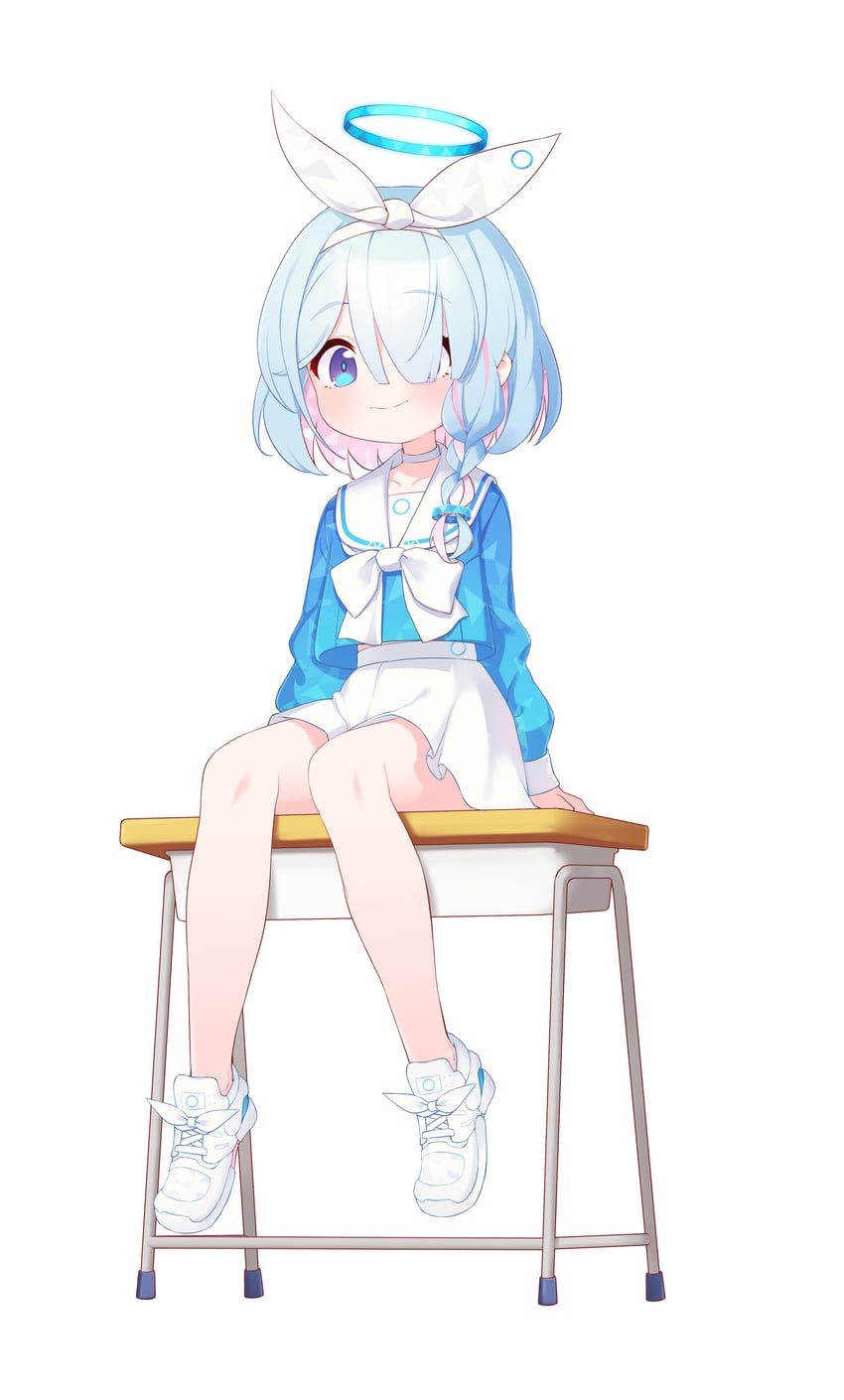 arona (blue archive) drawn by ansan_ey