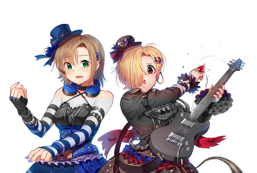 shirasaka koume and tada riina (idolmaster and 2 more) drawn by kamille_(vcx68)