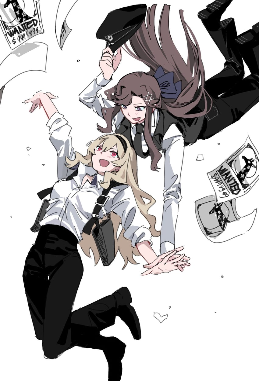 saijou claudine, tendou maya, and giraffe (shoujo kageki revue starlight) drawn by 9urodine