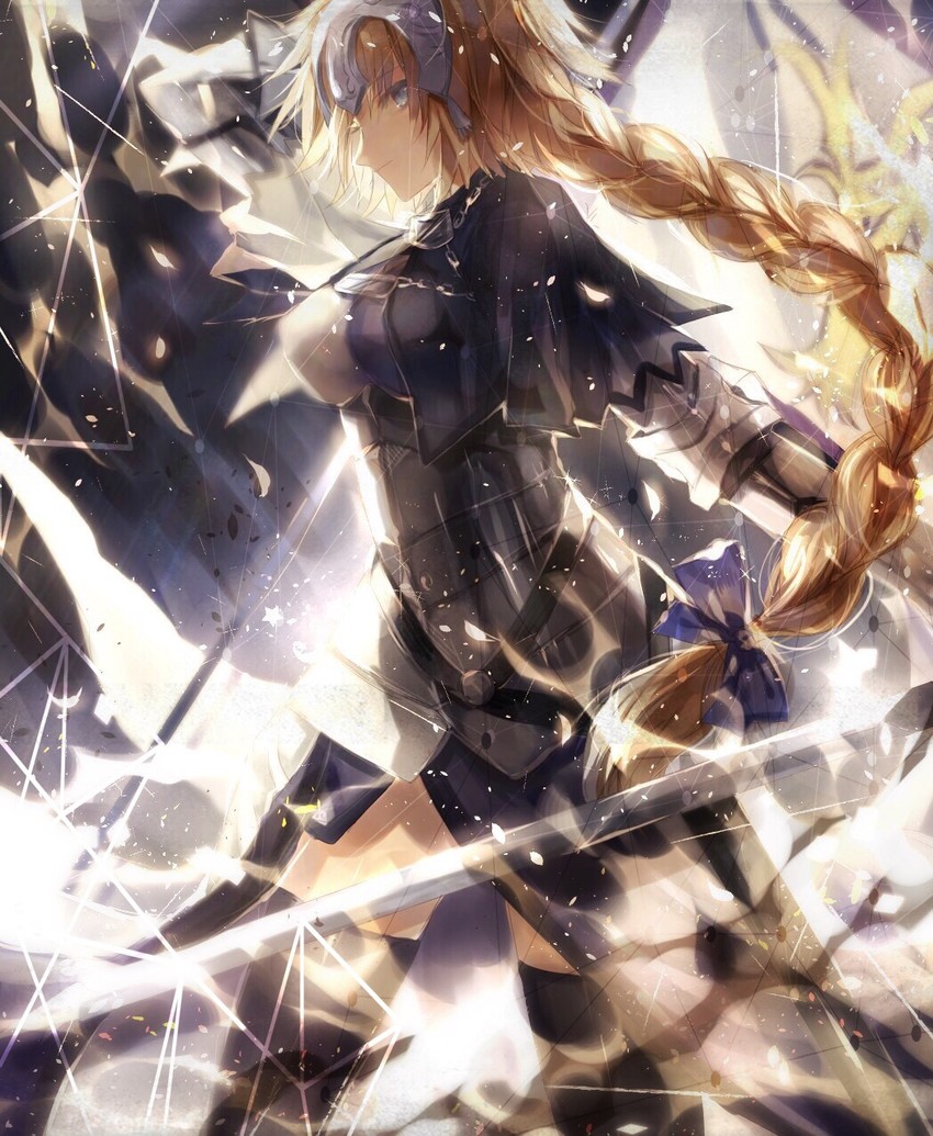 jeanne d'arc (fate and 1 more) drawn by tsugutoku