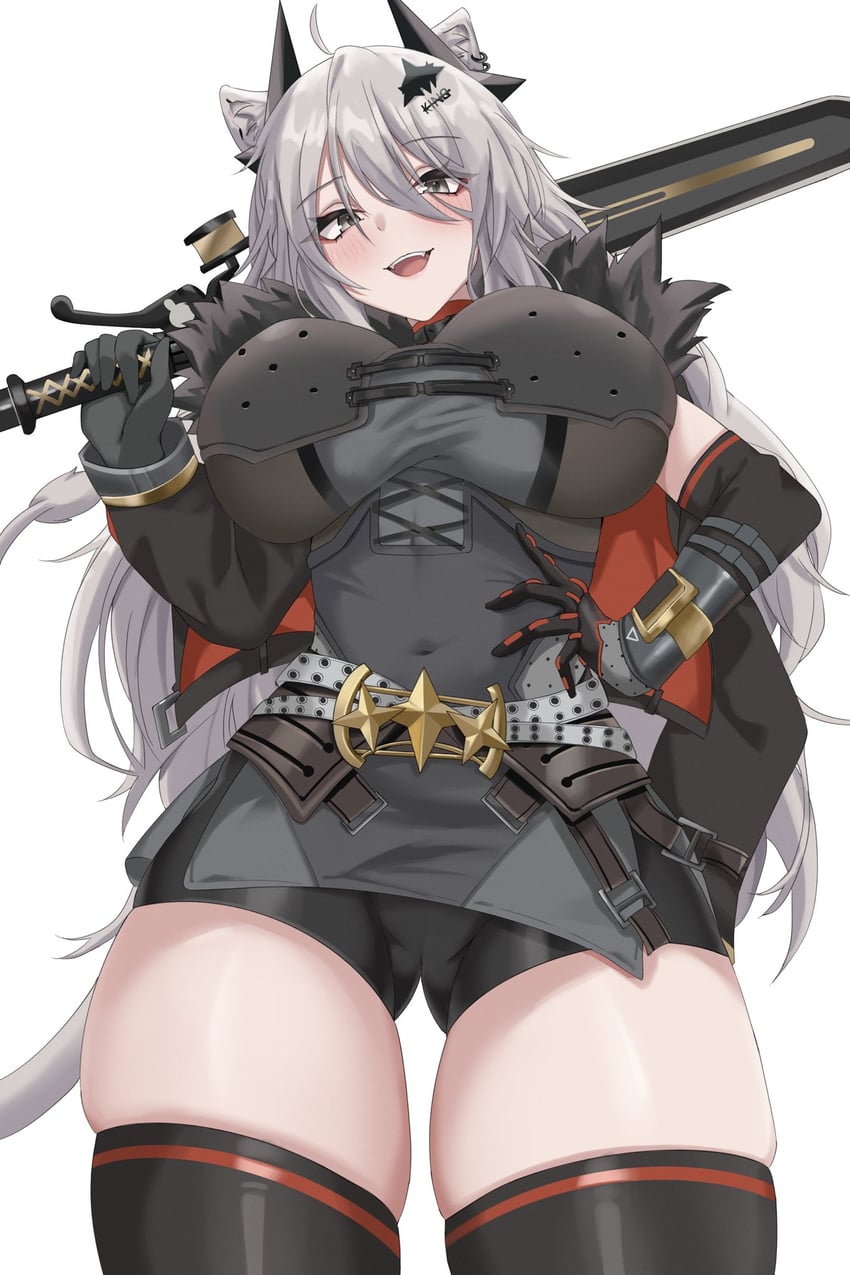 shishiro botan and caesar king (hololive and 1 more) drawn by yobi_(ybpac18)