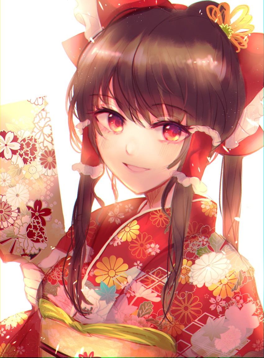 hakurei reimu (touhou) drawn by sango_(coral0707)