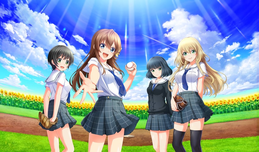 arihara tsubasa, nozaki yuuki, kawakita tomoe, and suzuki waka (cinderella series and 1 more)