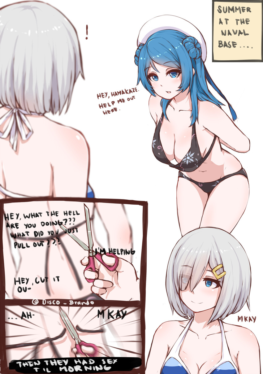 hamakaze and urakaze (kantai collection) drawn by disco_brando