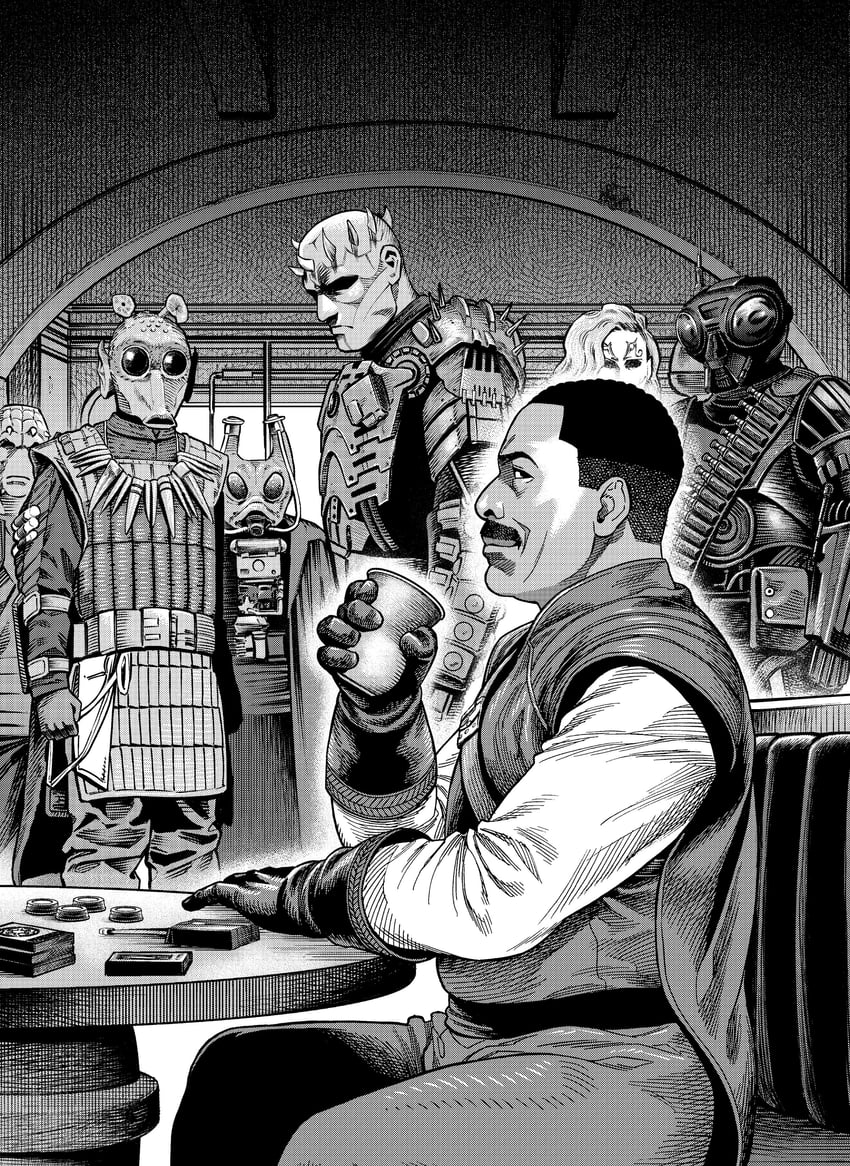 greef karga (star wars and 1 more) drawn by oosawa_yuusuke