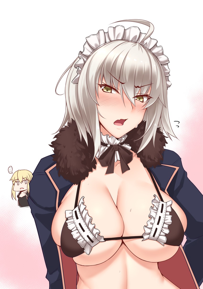 artoria pendragon, jeanne d'arc alter, and saber alter (fate and 1 more) drawn by akitsuki_karasu