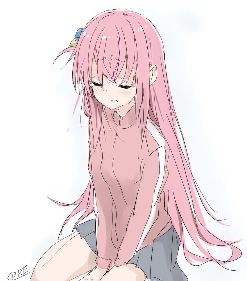 gotoh hitori (bocchi the rock!) drawn by core_(mayomayo)