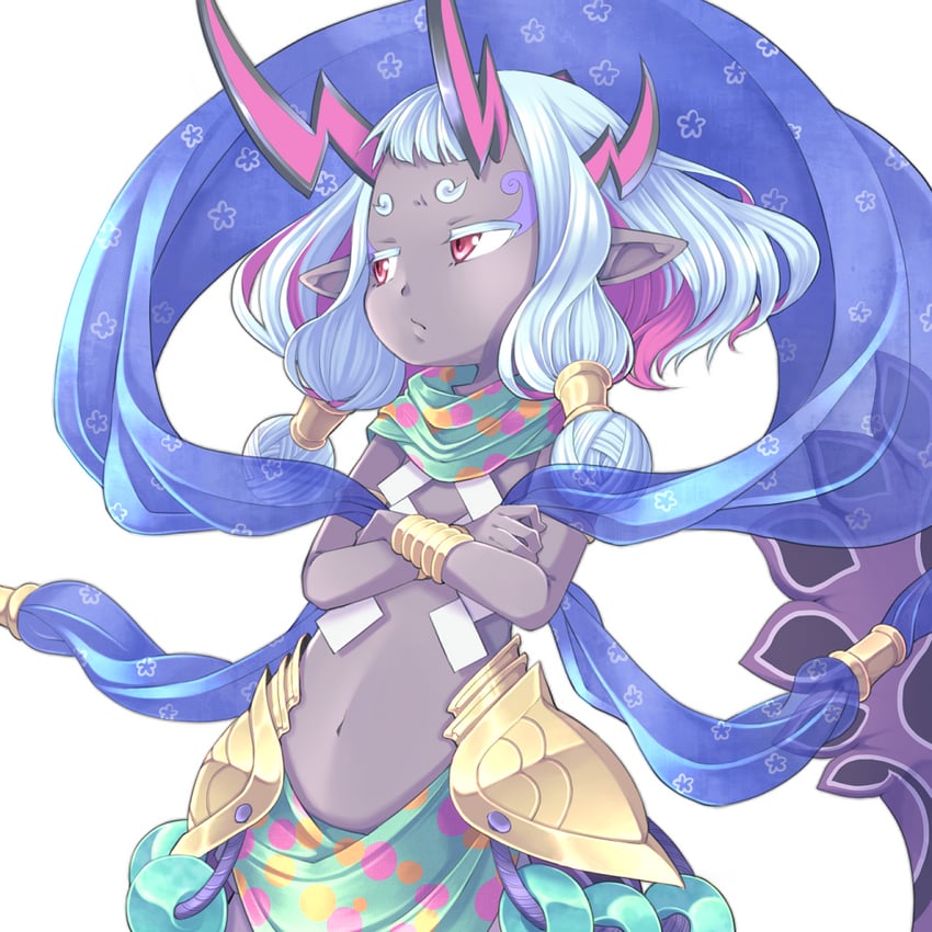 ibuki douji (fate and 1 more) drawn by examinee
