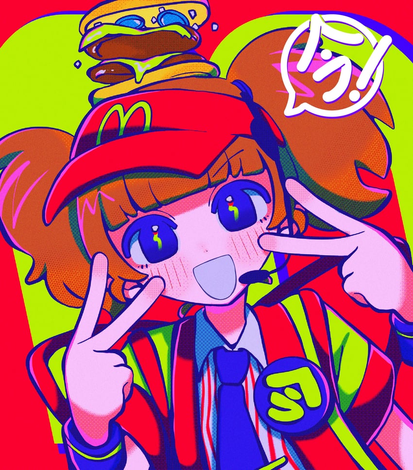 imadake dabuchi tabemi (mcdonald's) drawn by ichiki_(1_09)