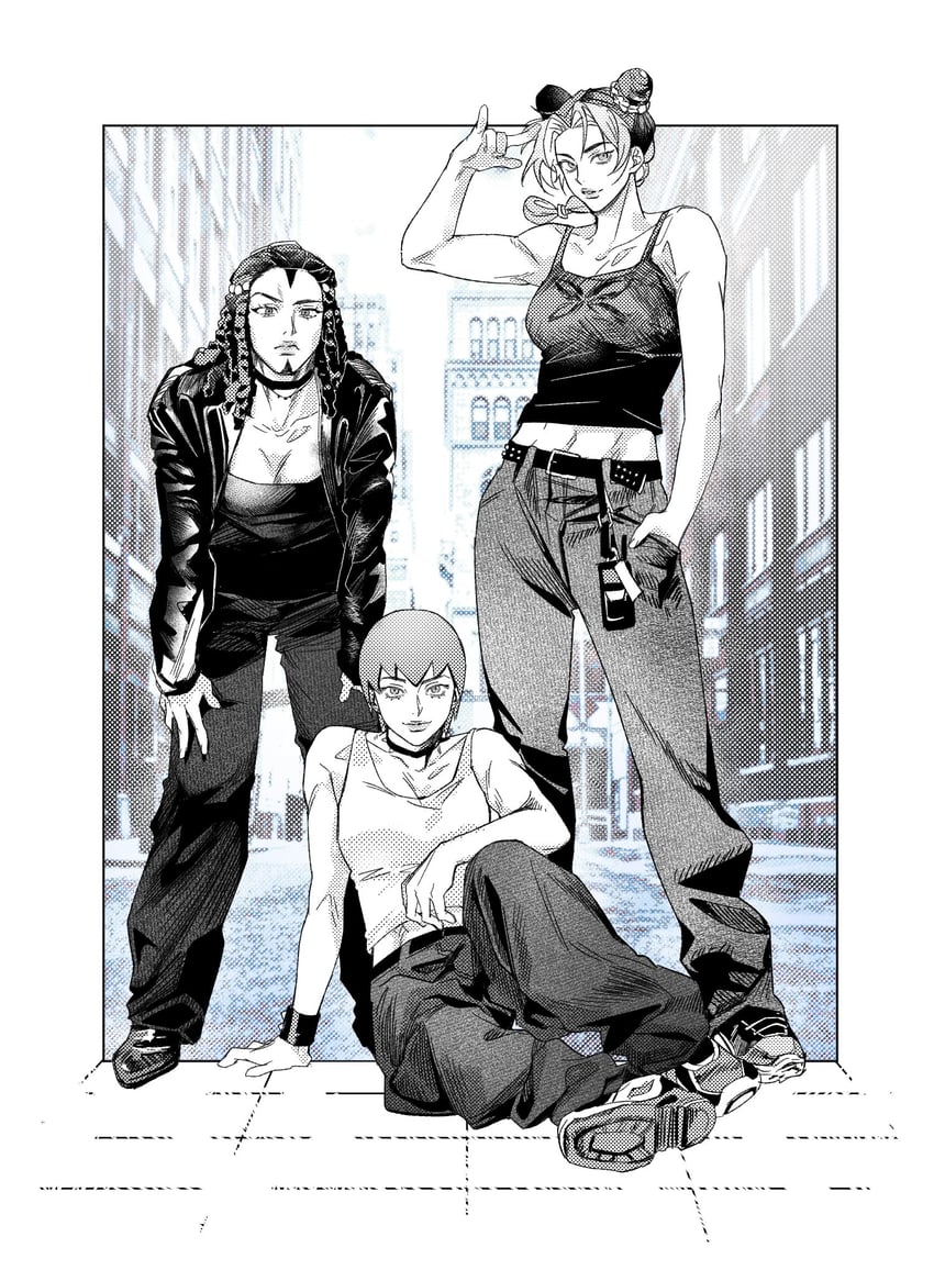 kujo jolyne, foo fighters, and ermes costello (jojo no kimyou na bouken and 1 more)
