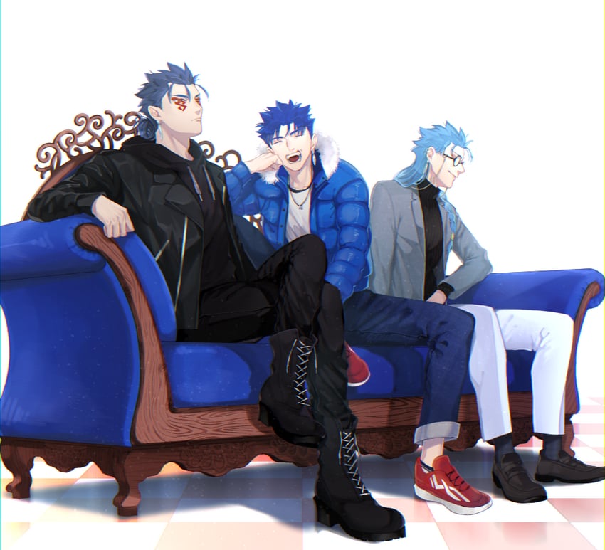 cu chulainn alter and cu chulainn (fate and 1 more) drawn by kiyoshita