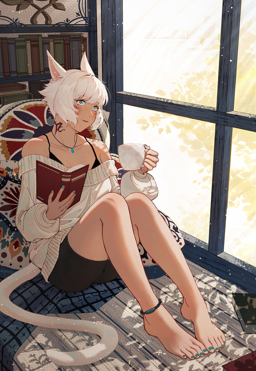 y'shtola rhul (final fantasy and 1 more) drawn by lyra-kotto