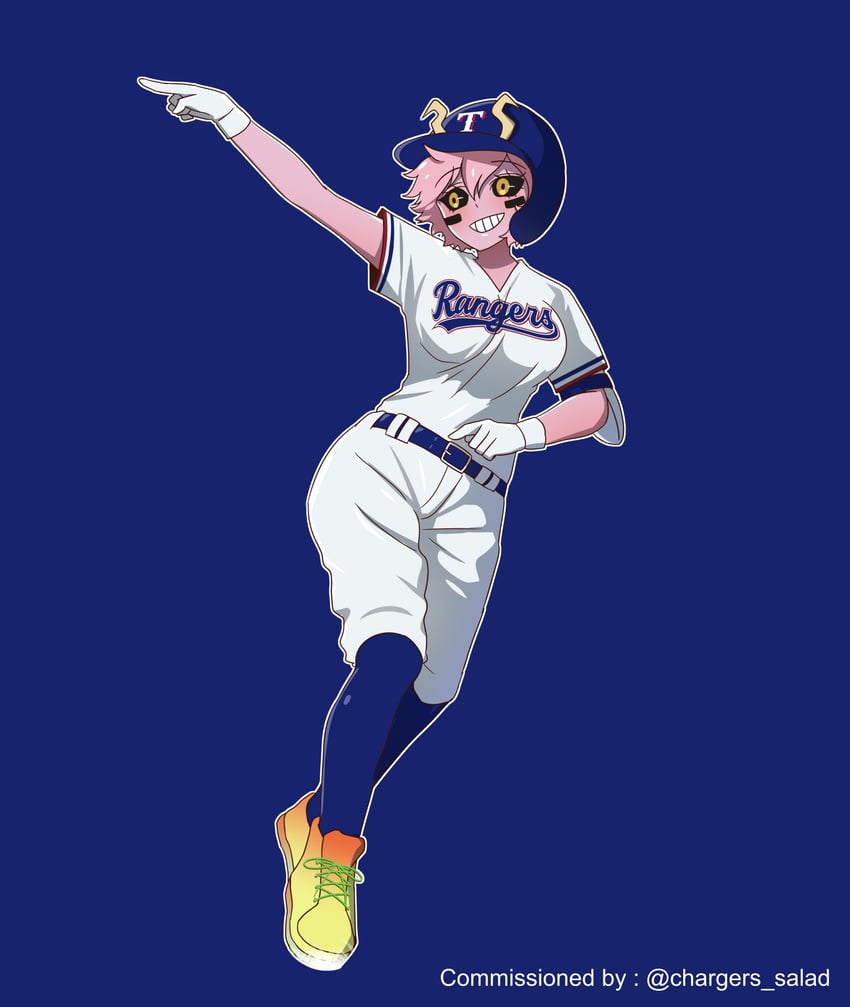 ashido mina (boku no hero academia and 1 more) drawn by snkagawa