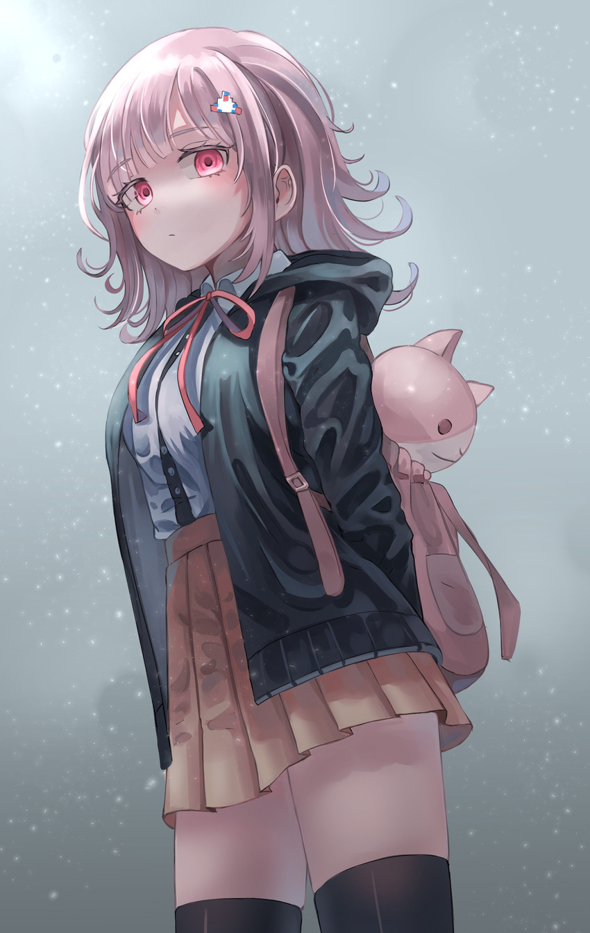 nanami chiaki (danganronpa and 2 more) drawn by nun_nu