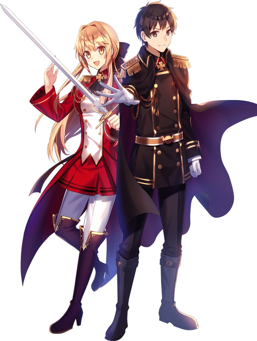liscia elfrieden and souma kazuya (genjitsu shugi yuusha no oukoku saikenki)