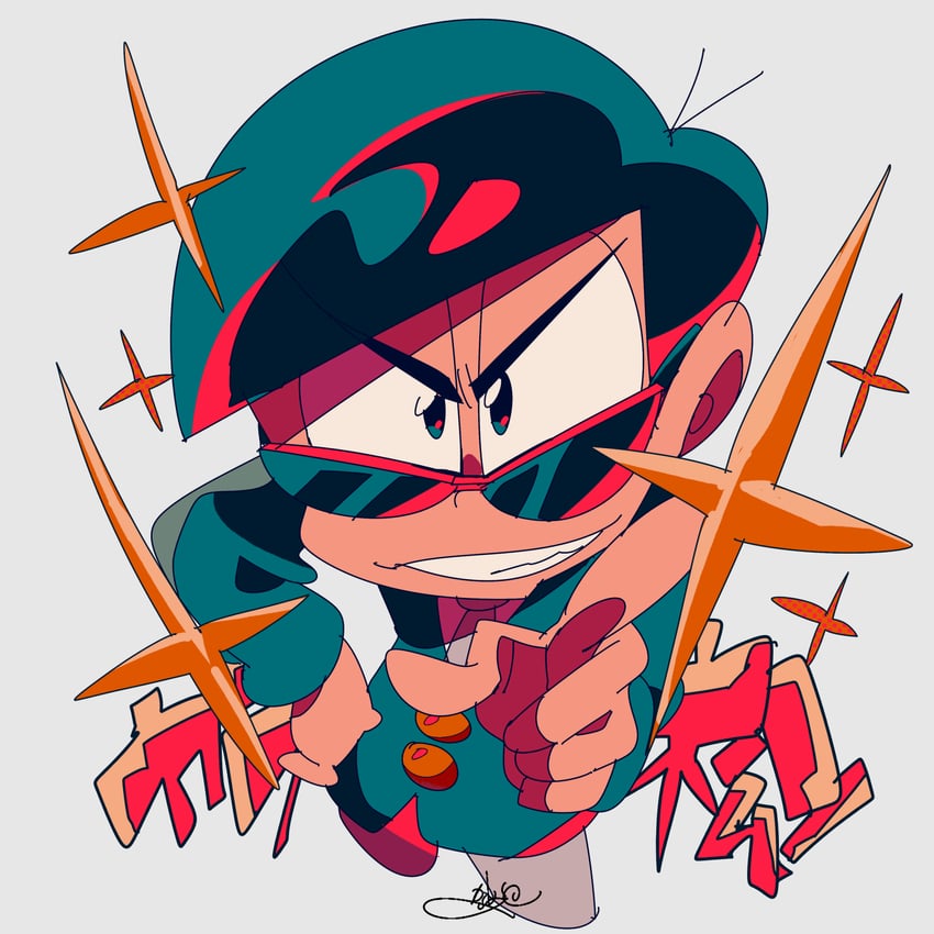 matsuno karamatsu (osomatsu and 1 more) drawn by sameyama_jiro