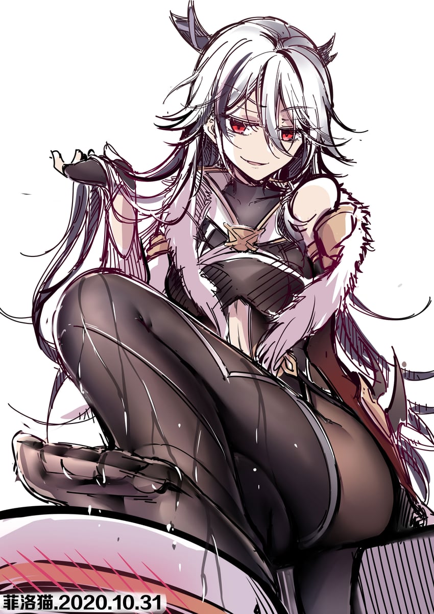 herrscher of sentience and captain (honkai and 1 more) drawn by fei_luo_mao