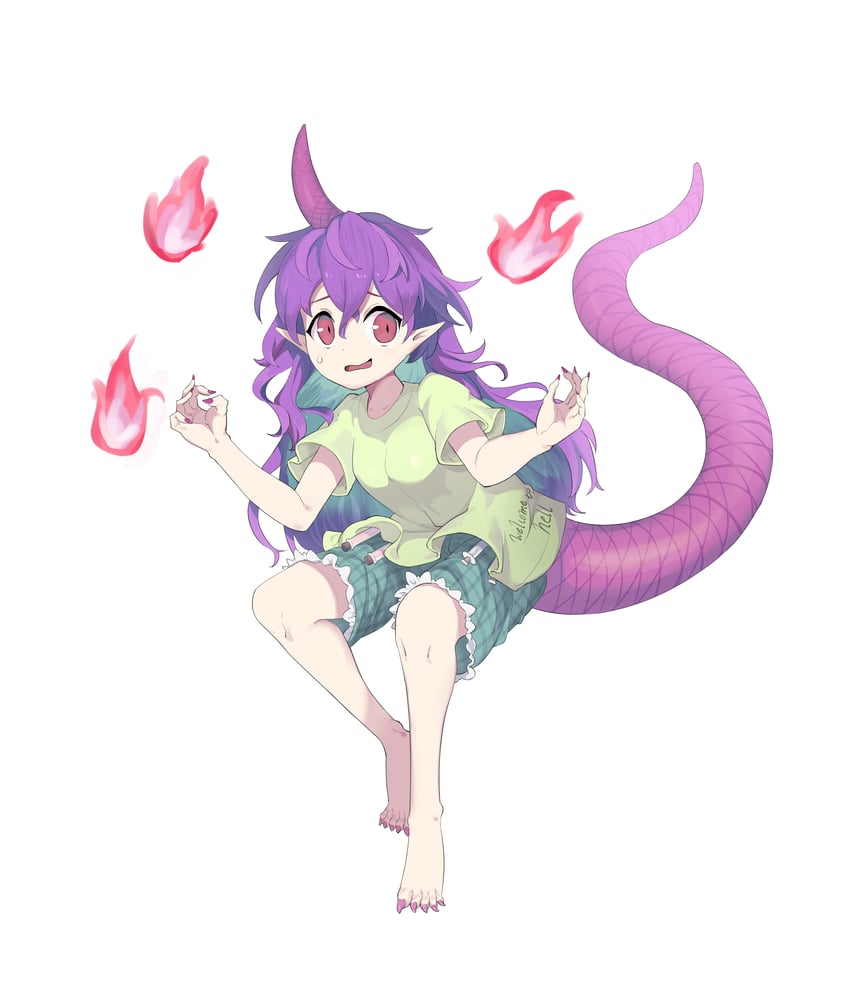 tenkajin chiyari (touhou and 1 more) drawn by natsukiryp
