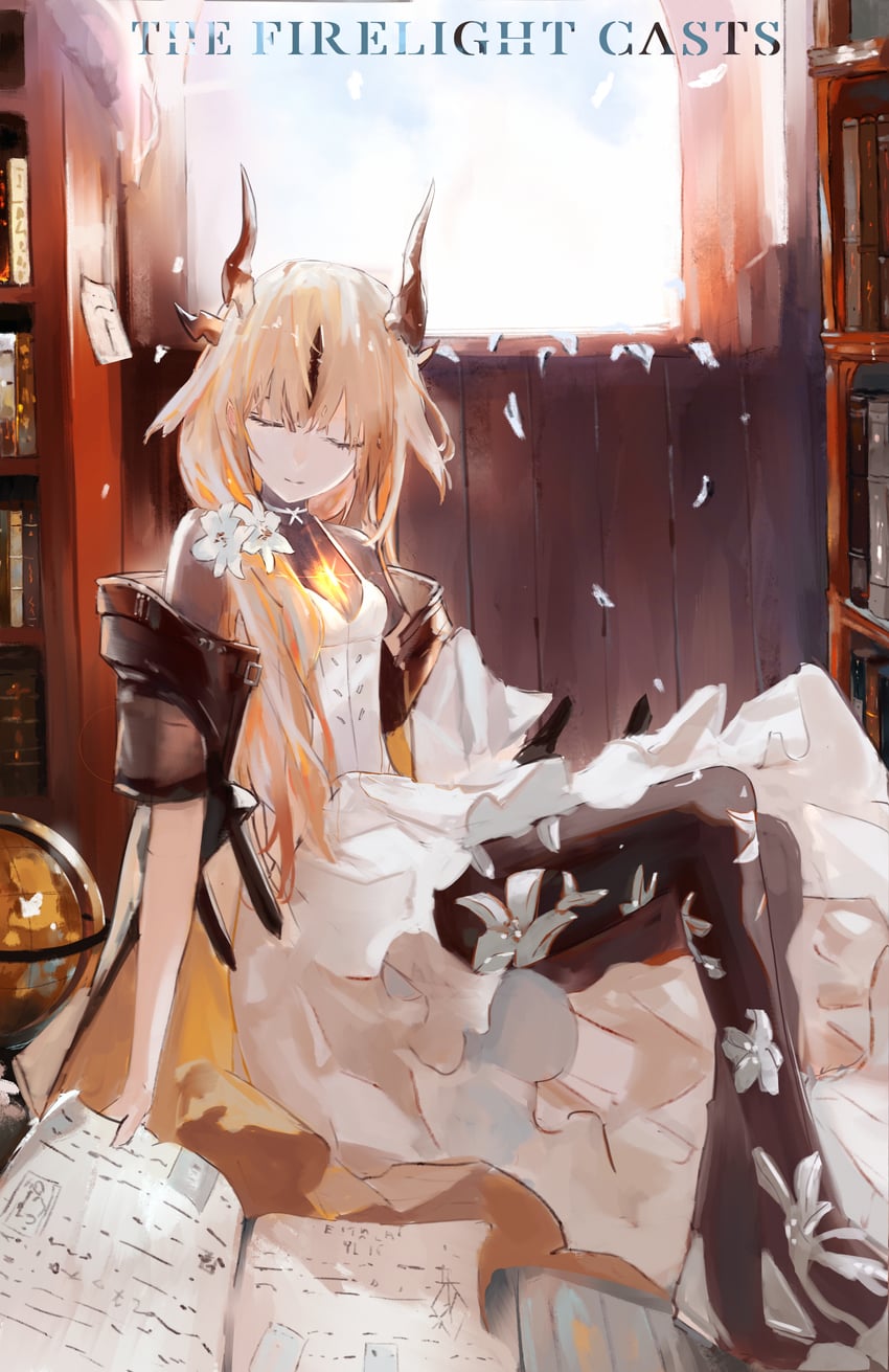 reed and reed the flame shadow (arknights) drawn by yiluo_relics