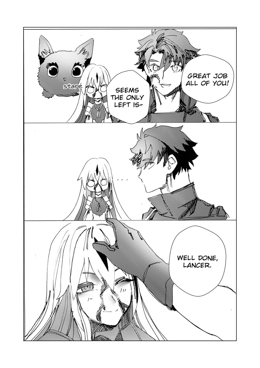 fujimaru ritsuka and nagao kagetora (fate and 1 more) drawn by obazzotto
