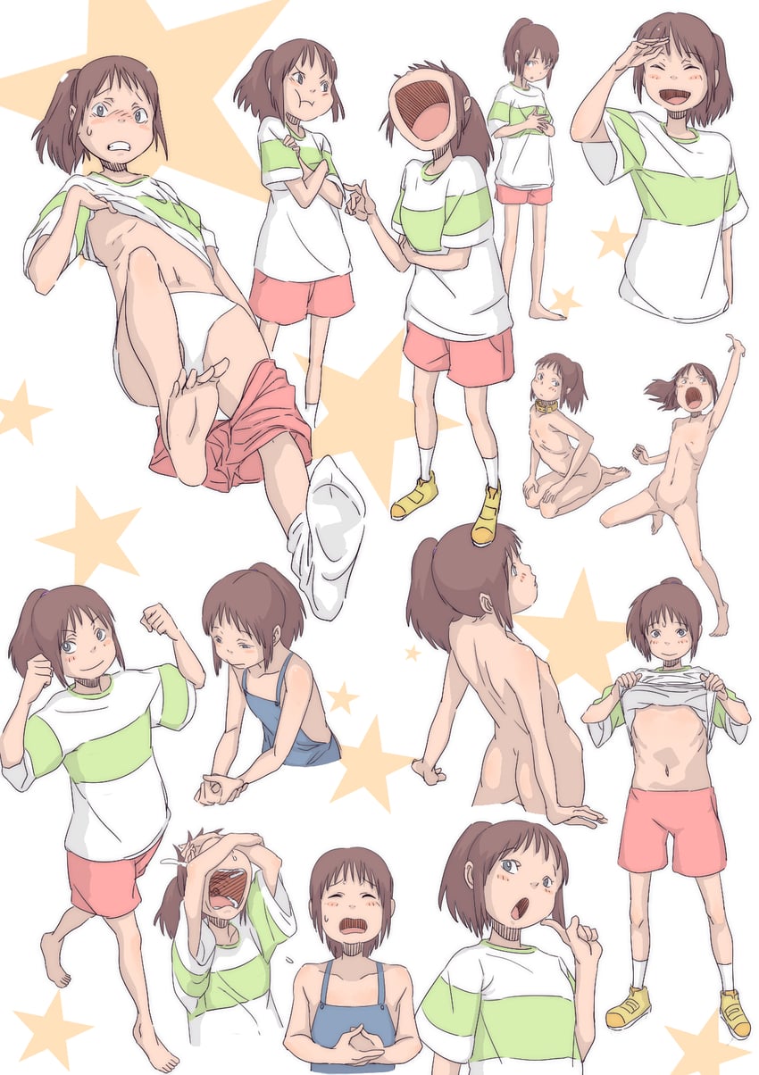 ogino chihiro (sen to chihiro no kamikakushi) drawn by mizu_kane