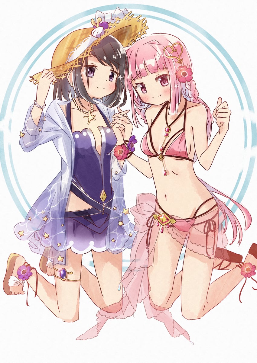 tamaki iroha and kuroe (mahou shoujo madoka magica and 1 more) drawn by chokokuro