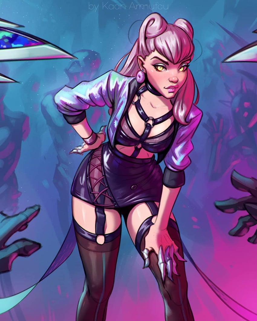 evelynn and k/da all out evelynn (league of legends) drawn by kaanarmutcu_art