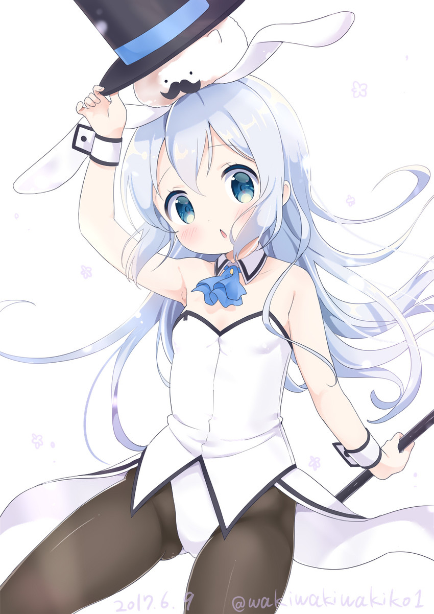 kafuu chino and tippy (gochuumon wa usagi desu ka?) drawn by neki_(wakiko)