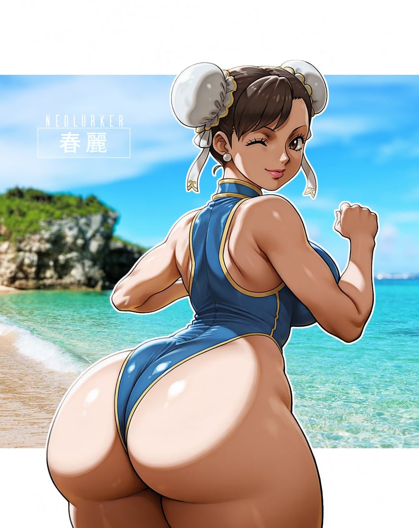 chun-li (street fighter) drawn by neolurker