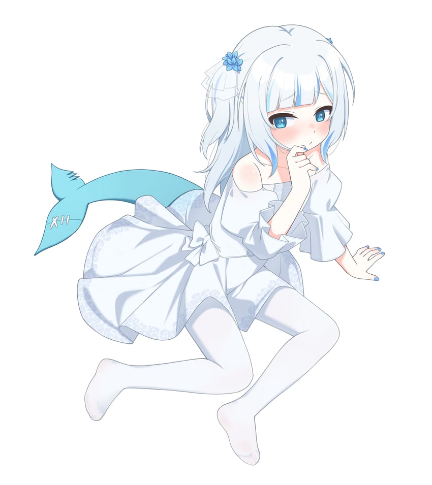 gawr gura (hololive and 1 more) drawn by ugaaaa1