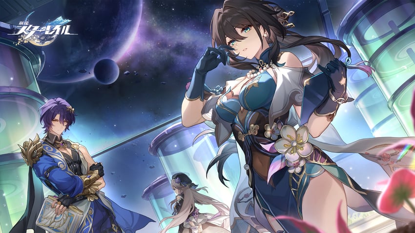 herta, dr. ratio, and ruan mei (honkai and 1 more)