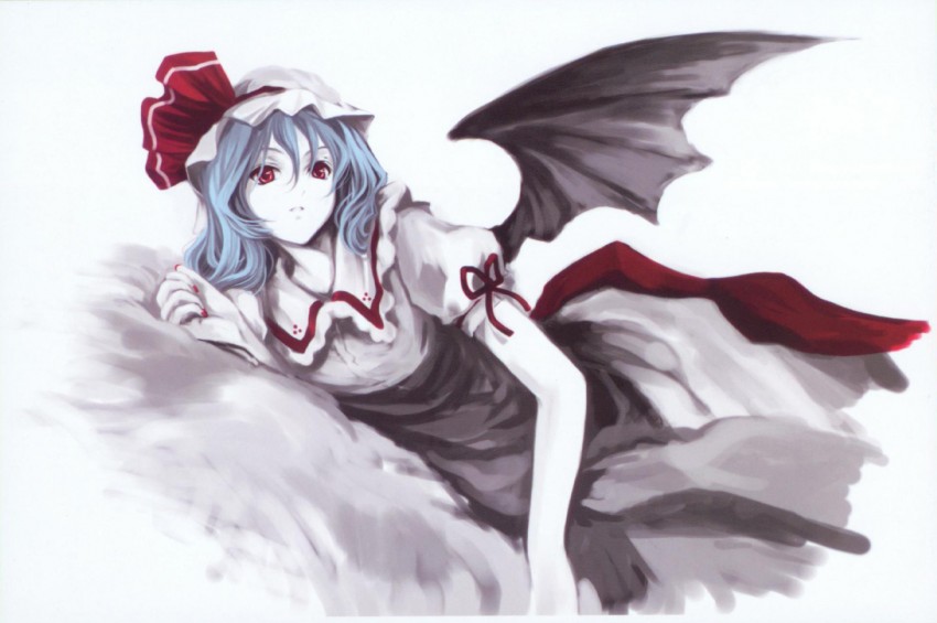 remilia scarlet (touhou) drawn by cradle_(circle) and misaki_kurehito
