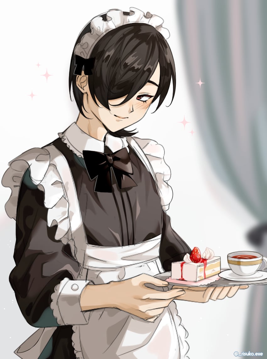 kurosu jun (persona and 2 more) drawn by risuko.exe_(artist)