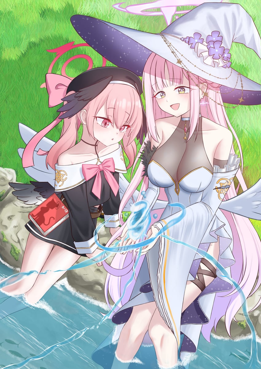 mika, koharu, and kazusa (blue archive) drawn by yoonge_a