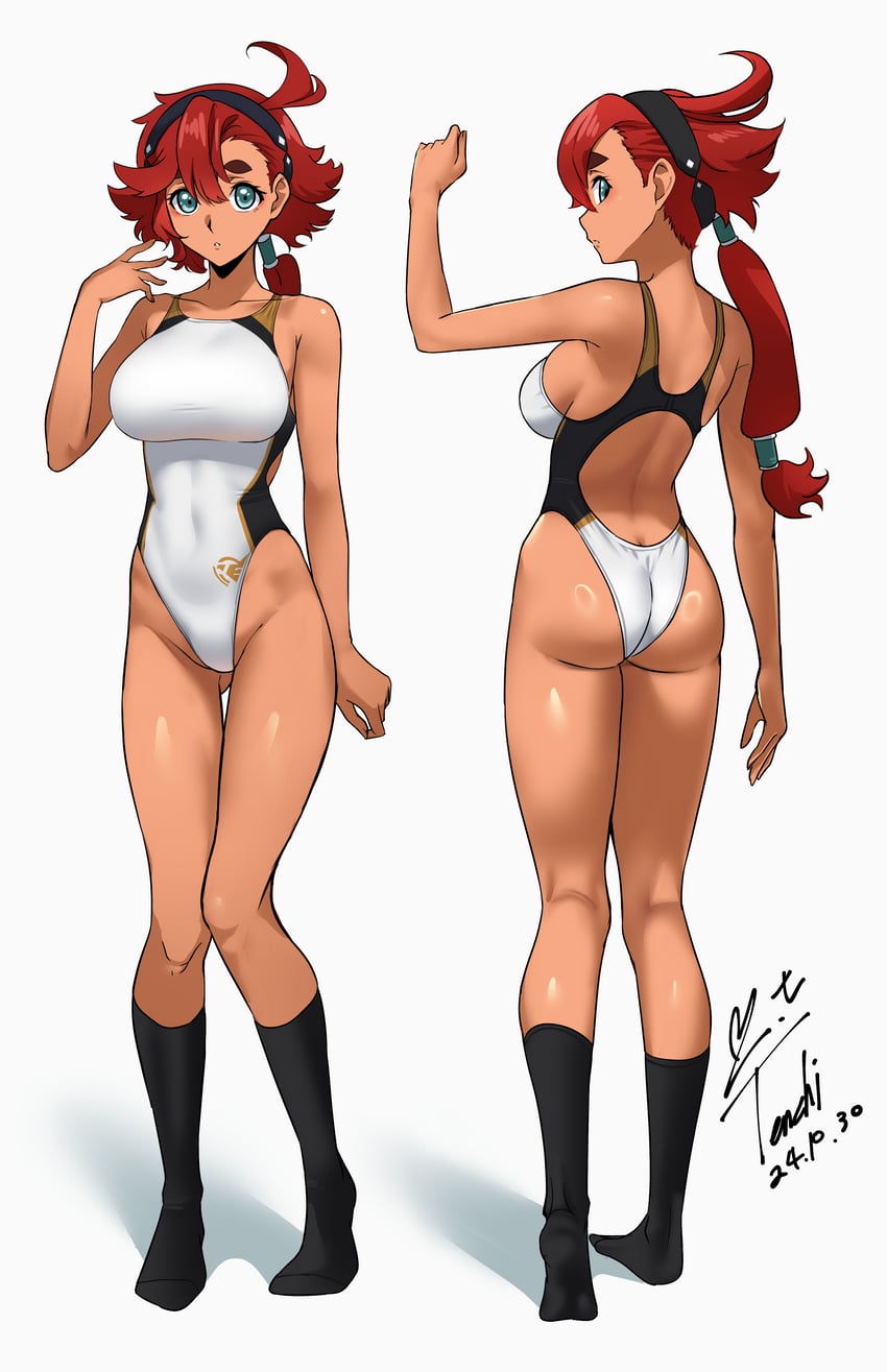 suletta mercury (gundam and 1 more) drawn by yoo_tenchi