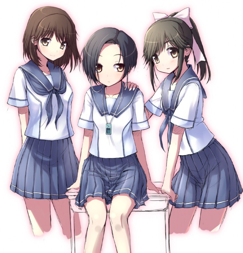 anegasaki nene, kobayakawa rinko, and takane manaka (love plus) drawn by hiraga_matsuri